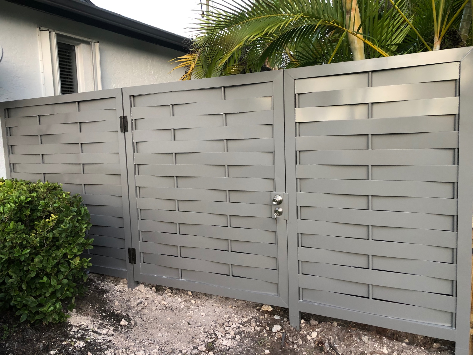 Woven Aluminum Privacy Fence & Gate